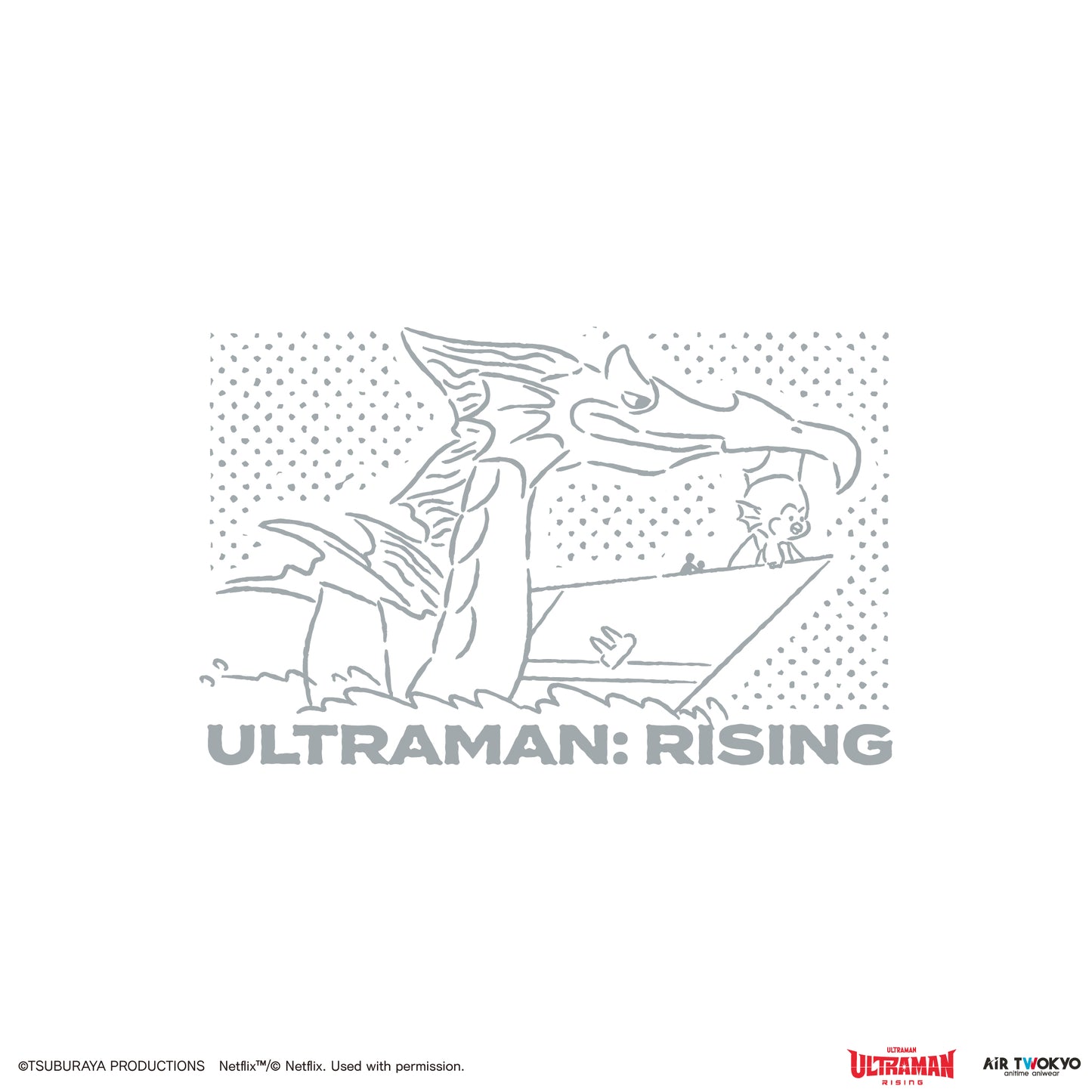 『ULTRAMAN: RISING』 第1弾 アメコミイラストTシャツ 6（親子のスペシウム光線）