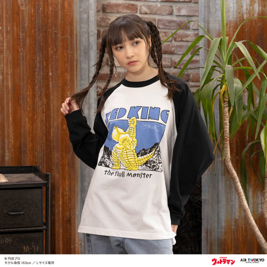 「ウルトラマンシリーズ」 第2弾 アメコミイラストロングスリーブTシャツ 1（レッドキング）