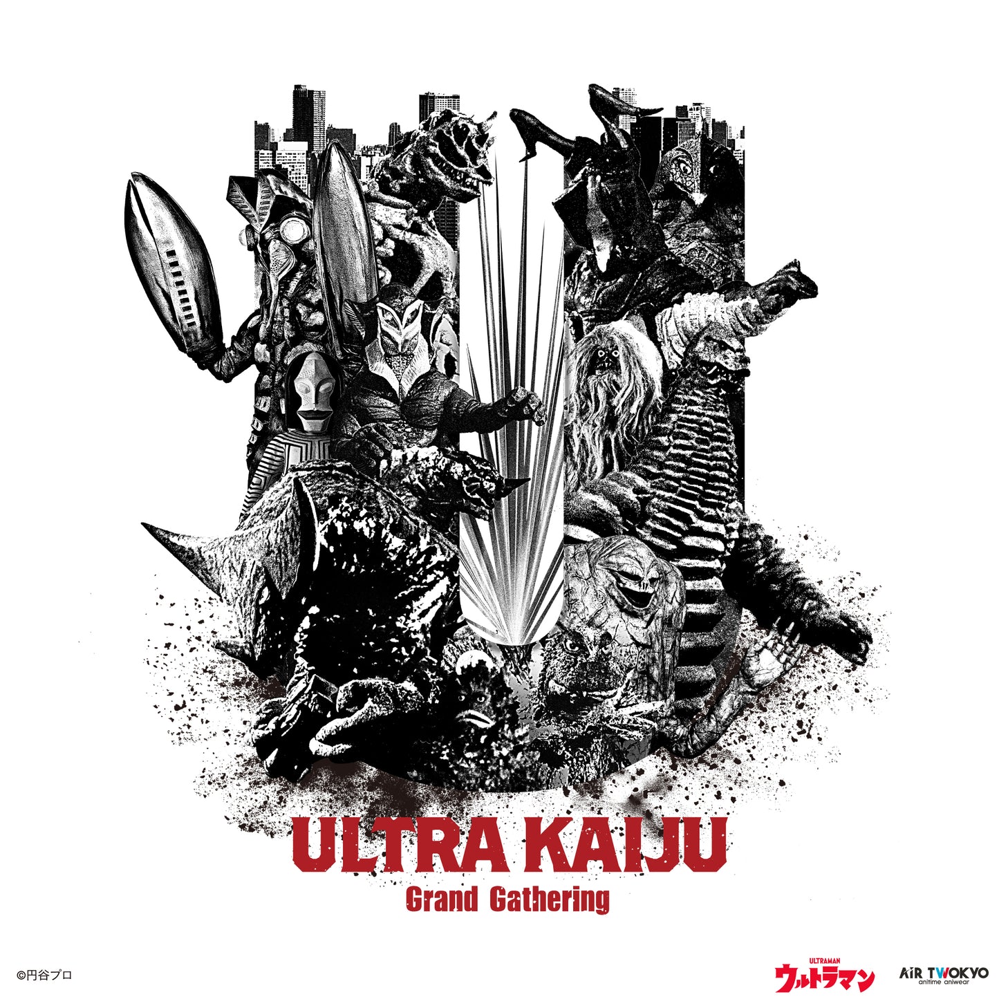 「ウルトラマンシリーズ」 第1弾 ウルトラ怪獣コラージュTシャツ