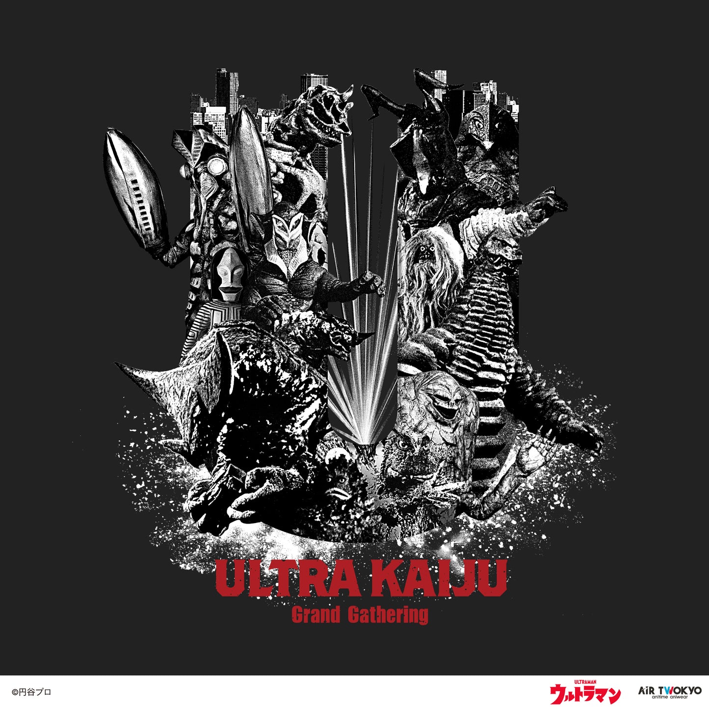 「ウルトラマンシリーズ」 第1弾 ウルトラ怪獣コラージュTシャツ