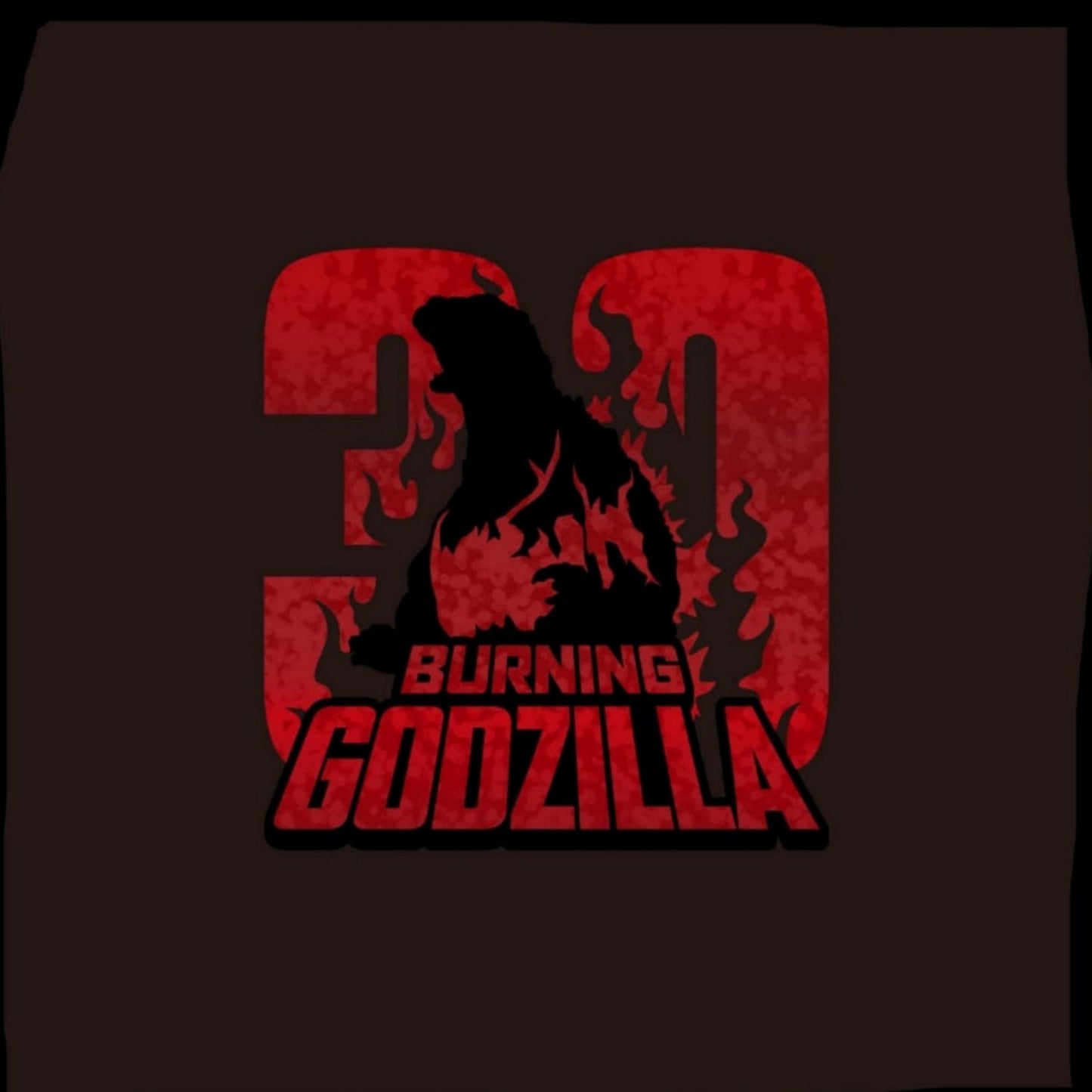 『ゴジラVSデストロイア』30周年 シーンイラストスウェット 3（ゴジラ＆デストロイア）