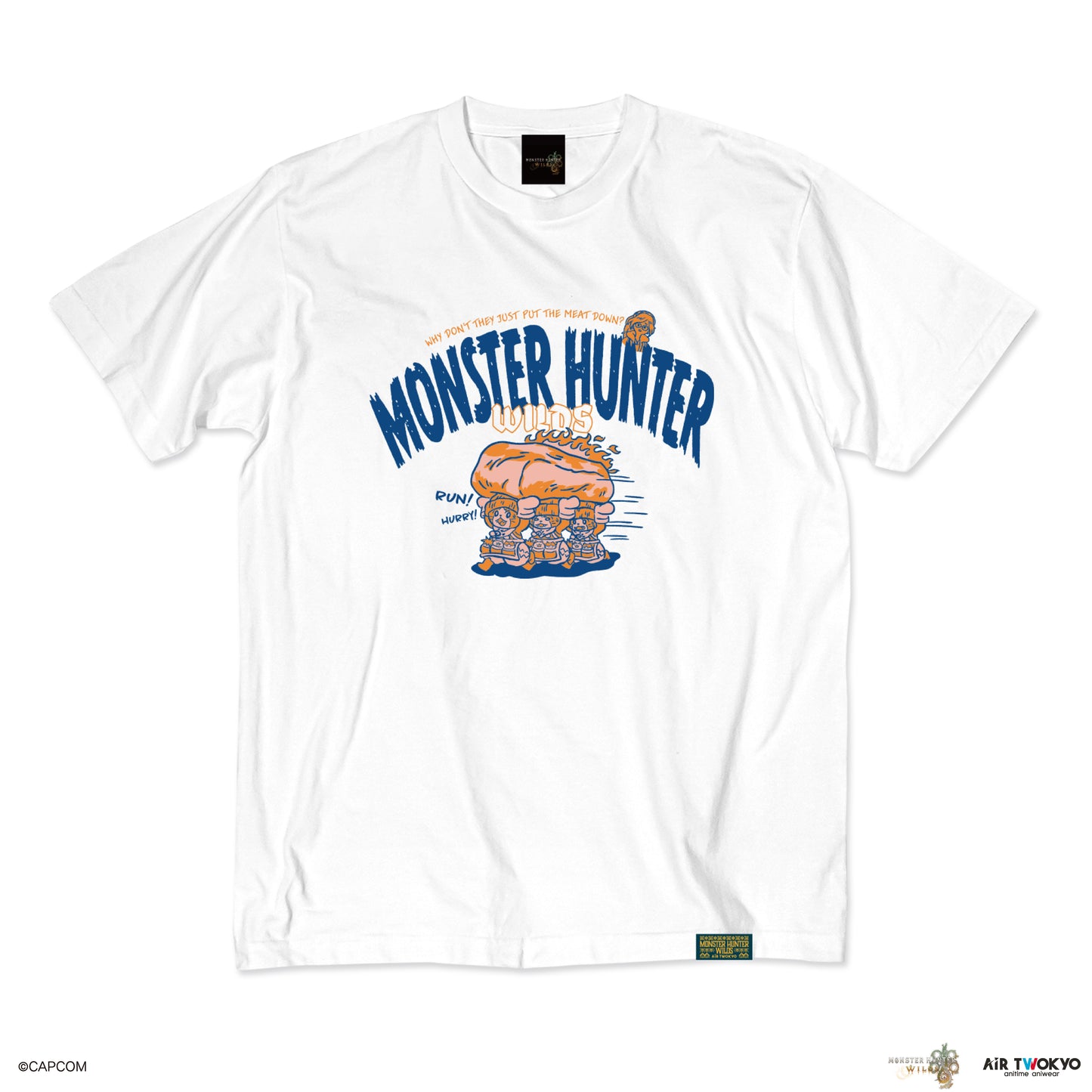 『モンスターハンターワイルズ』シーンイラストTシャツ 1（RUN!）