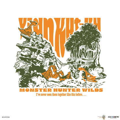 『モンスターハンターワイルズ』シーンイラストTシャツ 2（イャンクック）