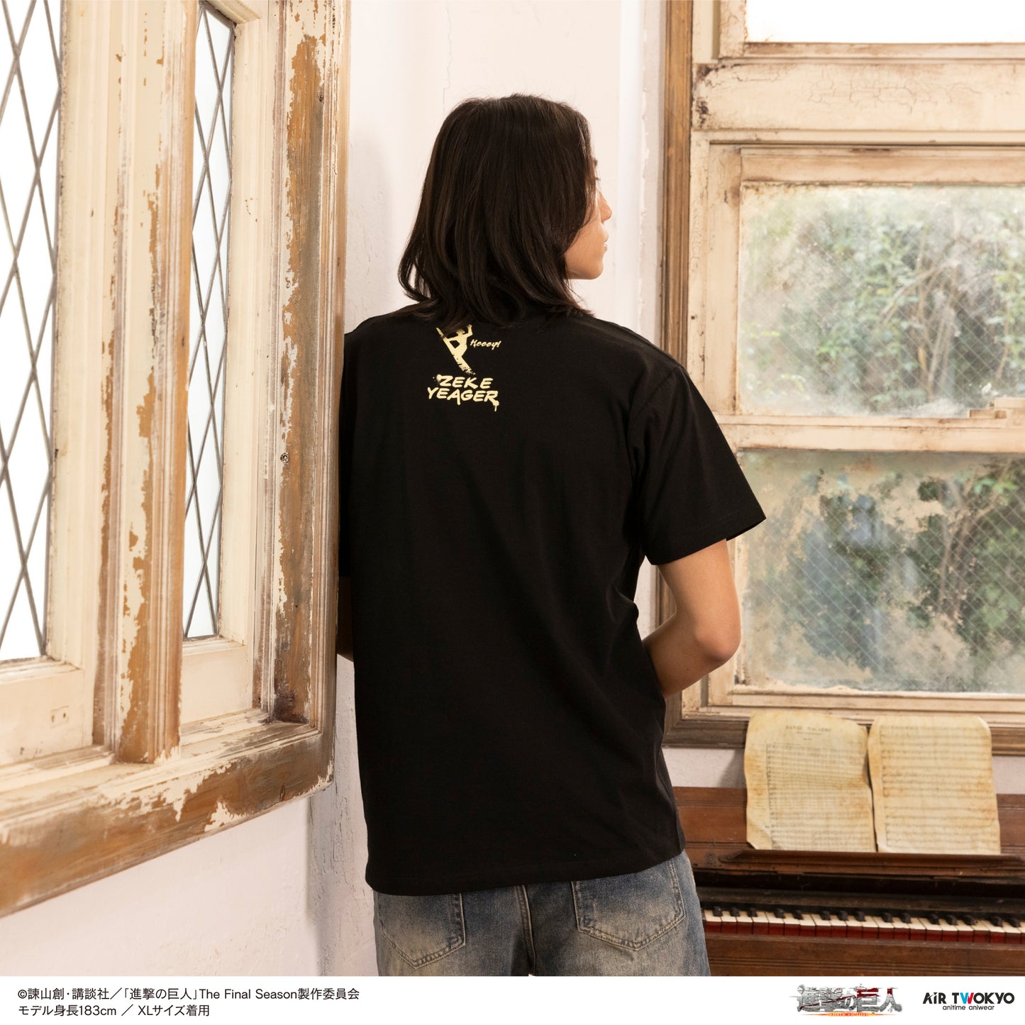 TVアニメ『進撃の巨人』The Final Season ウォールアート第２弾 Tシャツ（ジーク）