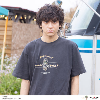 『モンスターハンターワイルズ』シーンイラストTシャツ 3（アイルー＆回復ミツムシ）