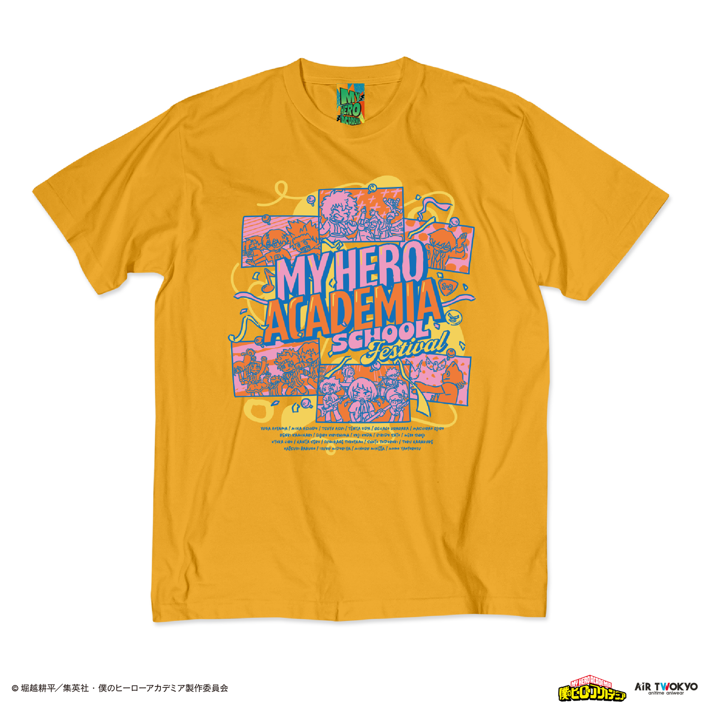 アニメ『僕のヒーローアカデミア』 第4期  シーンイラストTシャツ7（文化祭）