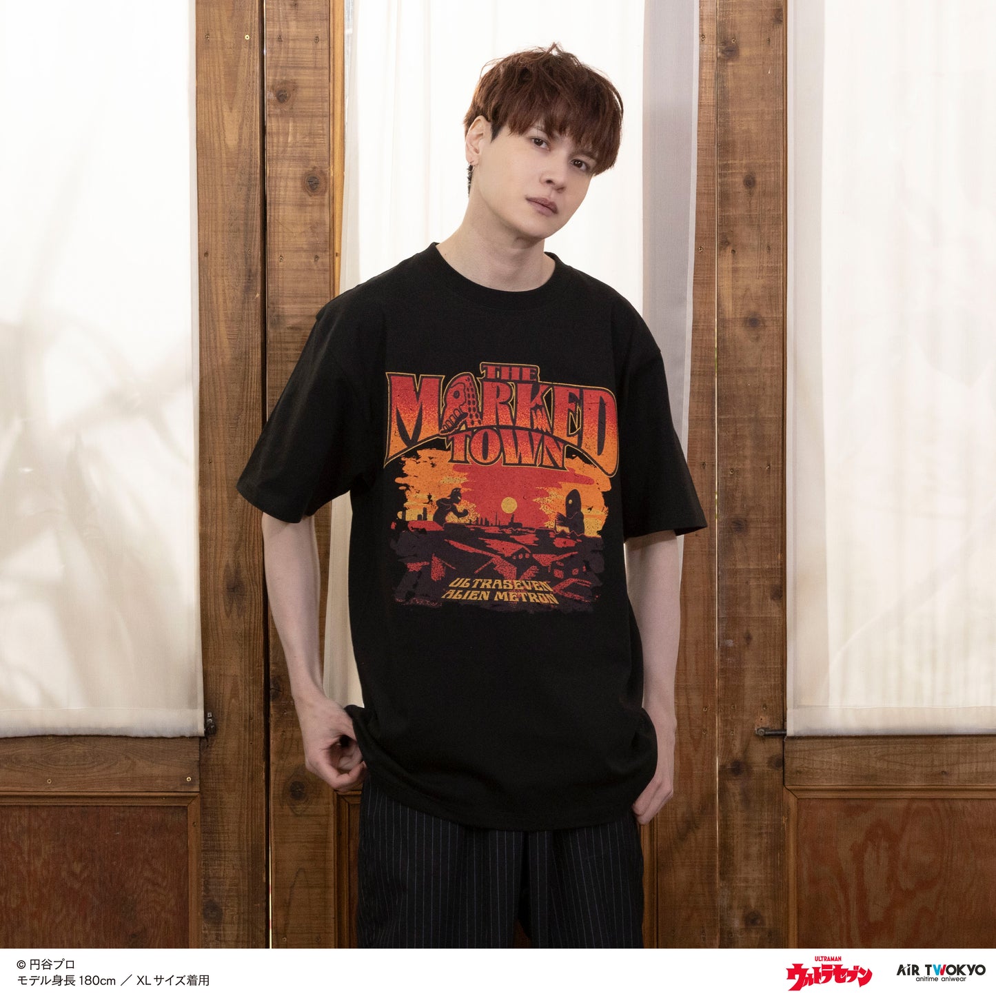 「ウルトラマンシリーズ」 第2弾 アメコミイラストTシャツ 4（ウルトラセブン＆メトロン星人）