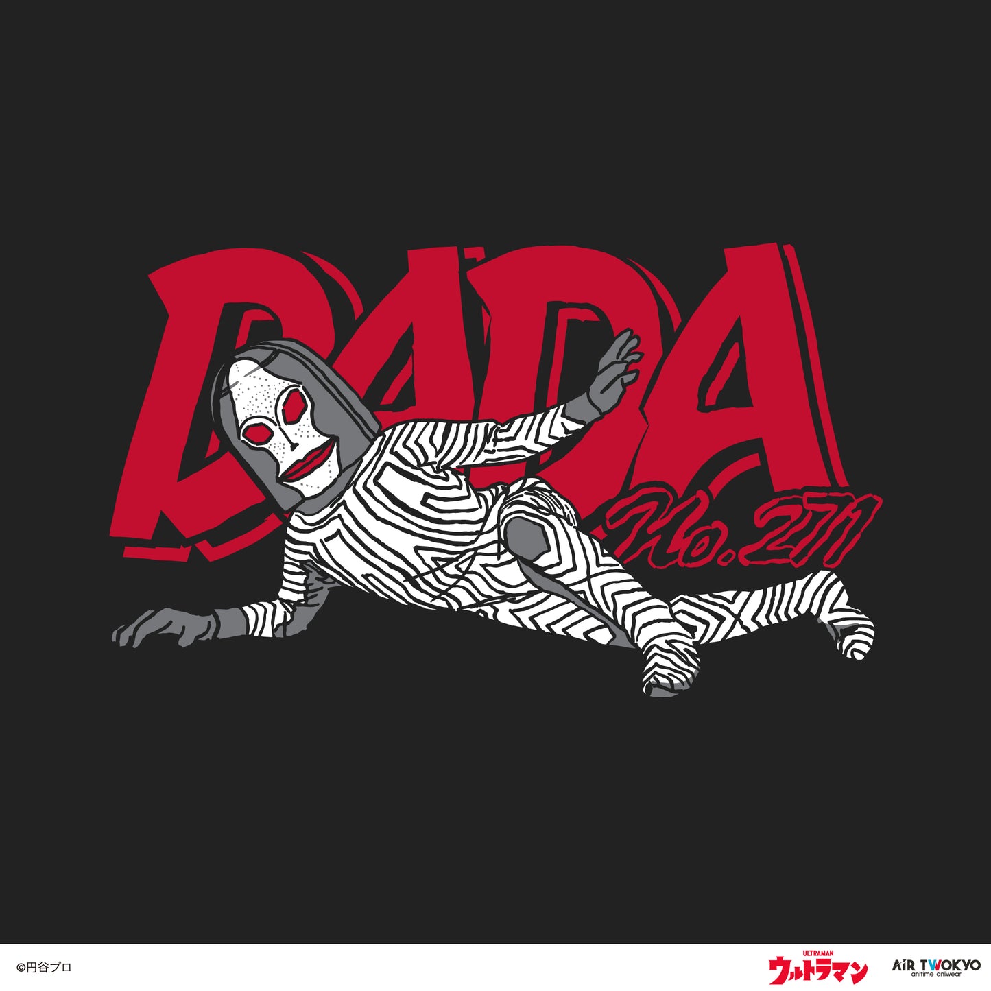 「ウルトラマンシリーズ」 第1弾 アメコミイラストTシャツ 4（ダダ）