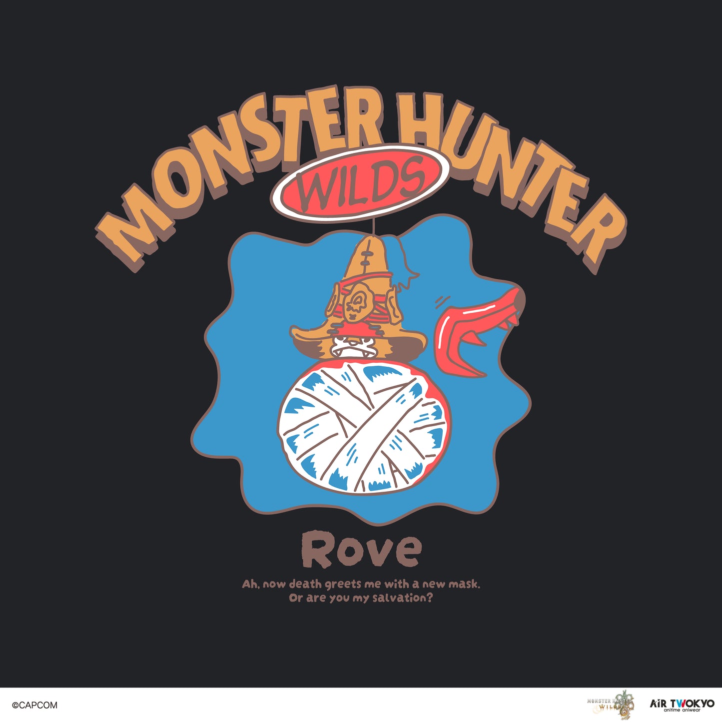 『モンスターハンターワイルズ』シーンイラストTシャツ 4（ルロウ）