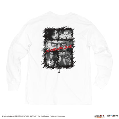 「進撃の巨人」 The Final Seasonマーレ　コラージュグラフィックロングスリーブTシャツ