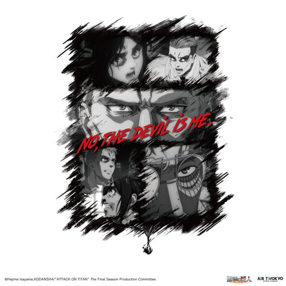 「進撃の巨人」 The Final Seasonマーレ　コラージュグラフィックロングスリーブTシャツ