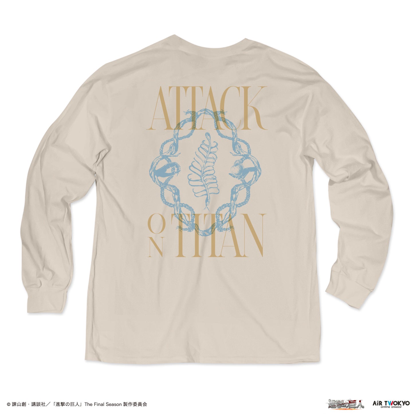 「進撃の巨人」 The Final SeasonモチーフロングTシャツ 2（始祖ユミル）